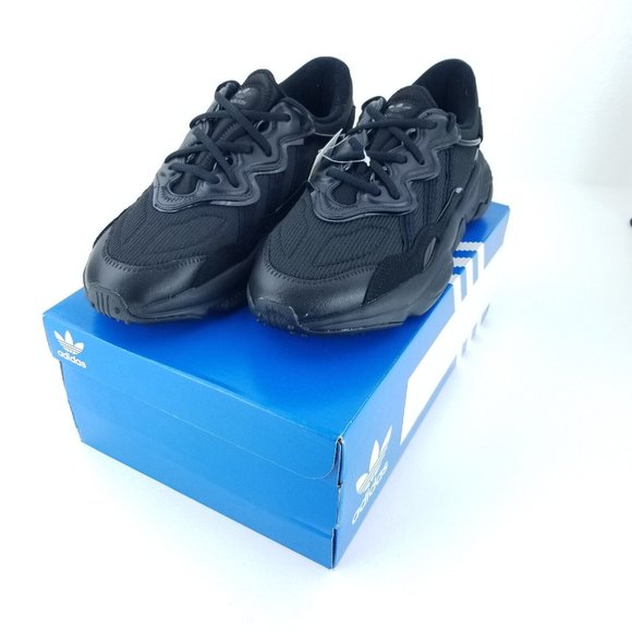 Adidas Originals Ozweego Shoes Triple Black Men’s Sneakers FX6028 Sizes 8, 8.5 - Picture 7 of 7